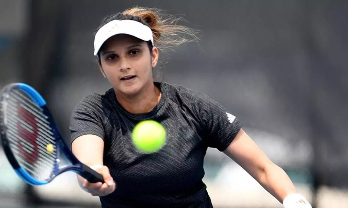Sania bids farewell after first round defeat in Dubai