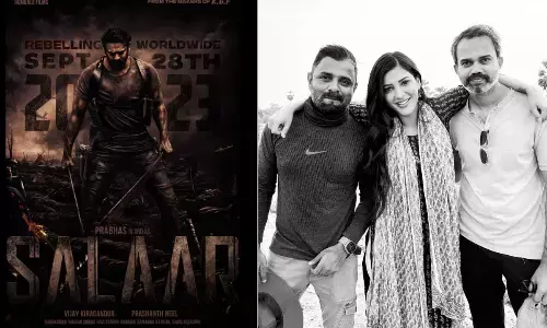 Shruti Haasan Wraps Up Her Part In Prabhas Starrer Salaar And Drops A Heartfelt Note