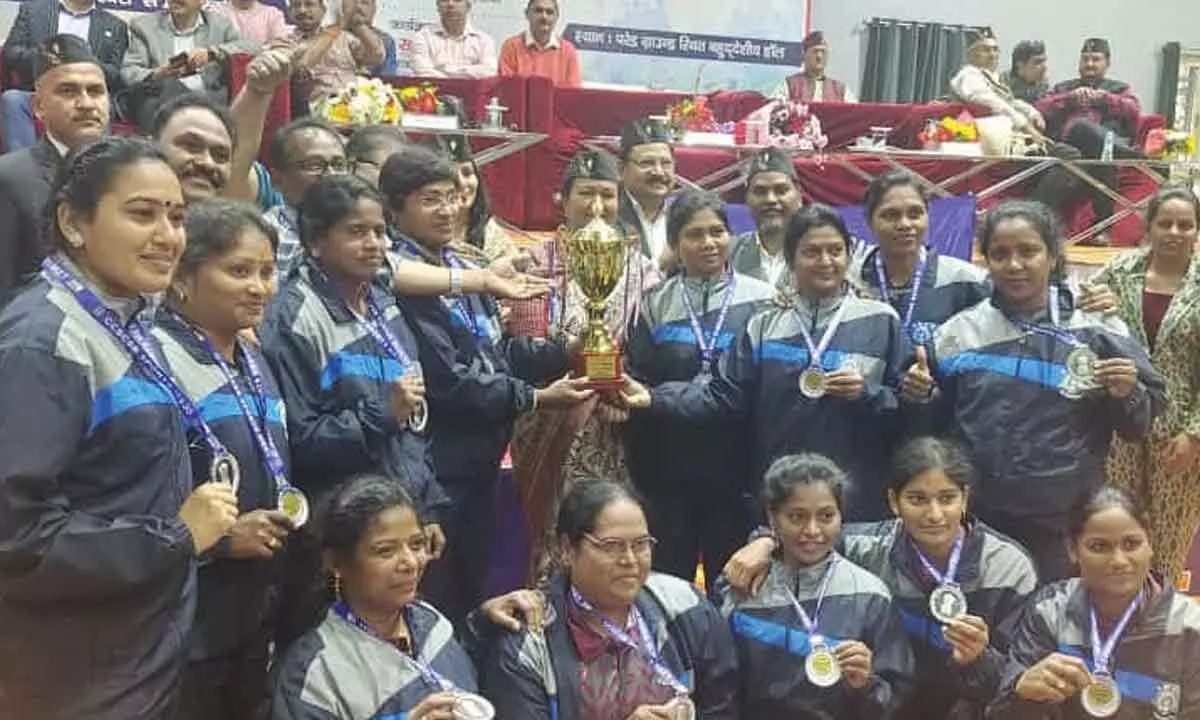 AP womens Kabaddi team secures silver in Civil Services tourney