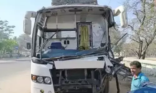 The omnibus involved in the accident