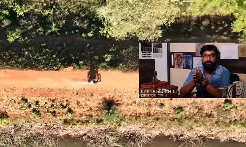 Sai Dharam Tej Rides The Bike For A Risky Action Sequence In Virupaksha After The Deadly Accident