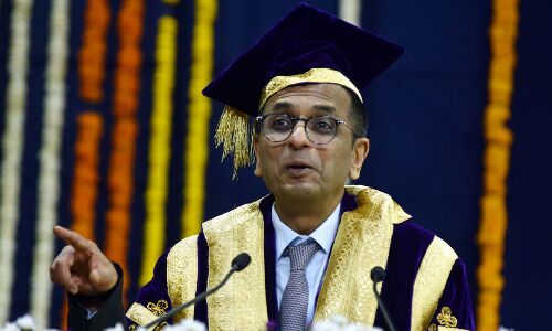 Suicides by students: CJI says his figure with rounded sides curving inward at the top goes out to kin