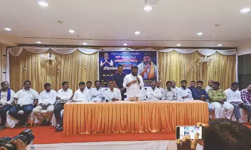 A campaign meeting held in support of graduates constituency candidate Pothula Nagaraju in Anantapur on Saturday