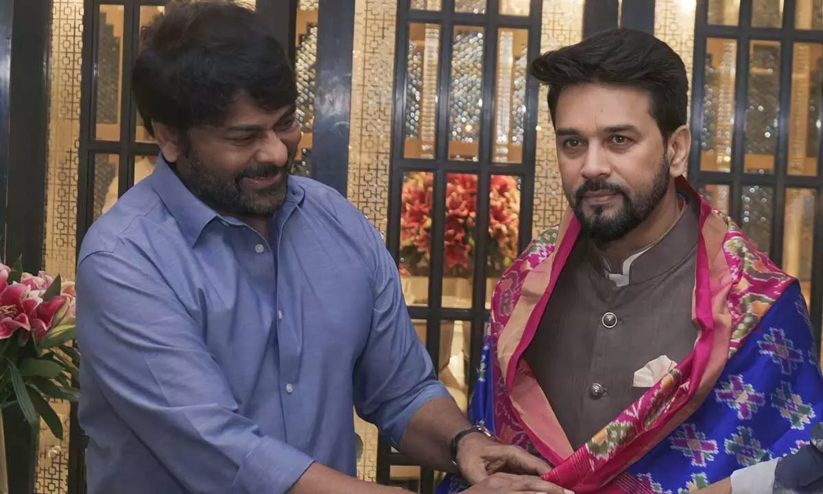 Chiranjeevi Thanks Union Minister Anurag Thakur For Visiting His Place