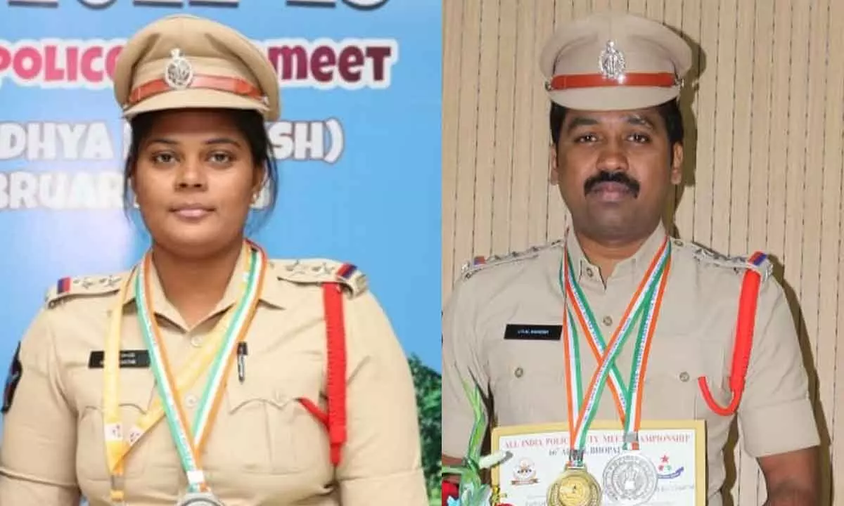 CP pats city cops for winning medals at police duty meet