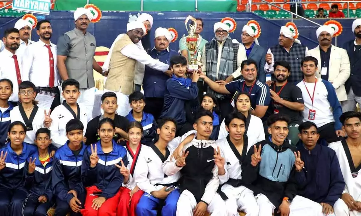 Haryana bags overall champion trophy