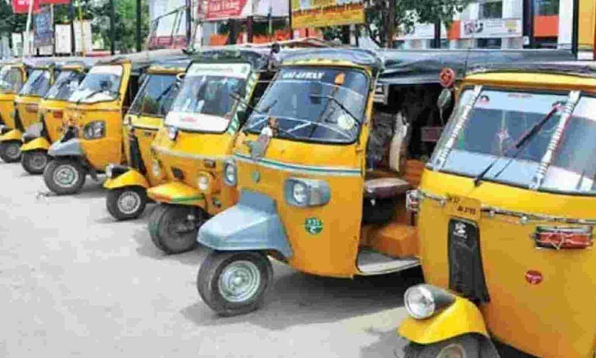 Hyderabad Appbased outstation autos ply on city roads by flouting rules