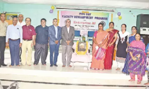 Participants at the National Science Day celebrations at the JNTUA campus on Tuesday
