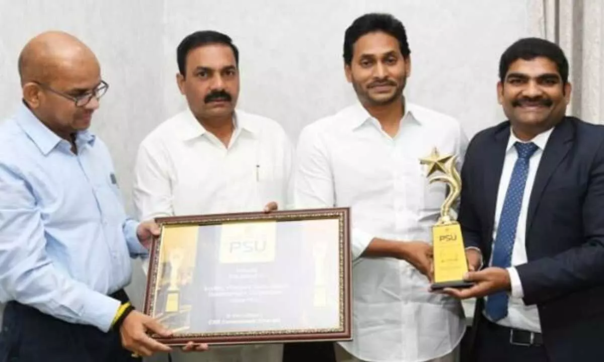 APSDC bags Governance Award, Chief Minister shower praises on officials