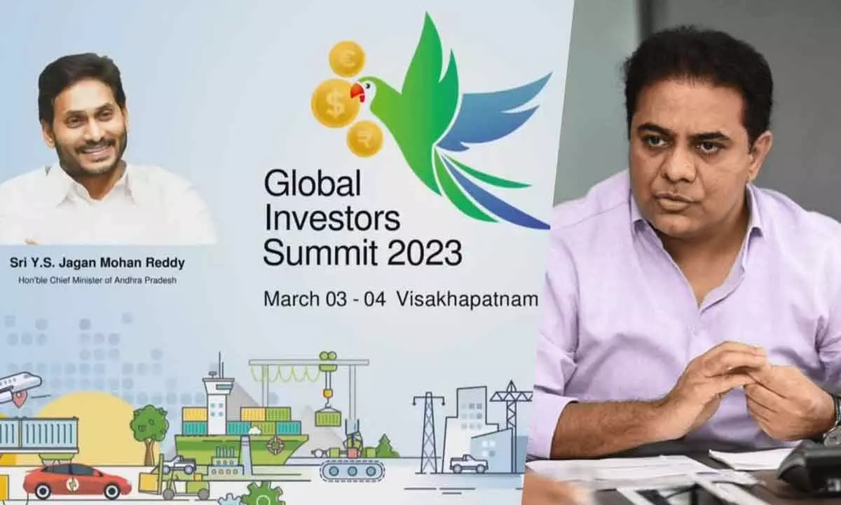 KTR sends best wishes to Andhra Pradesh for Global Investor Summit