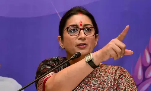 Prof Smriti Irani takes classes at IIM Udaipur
