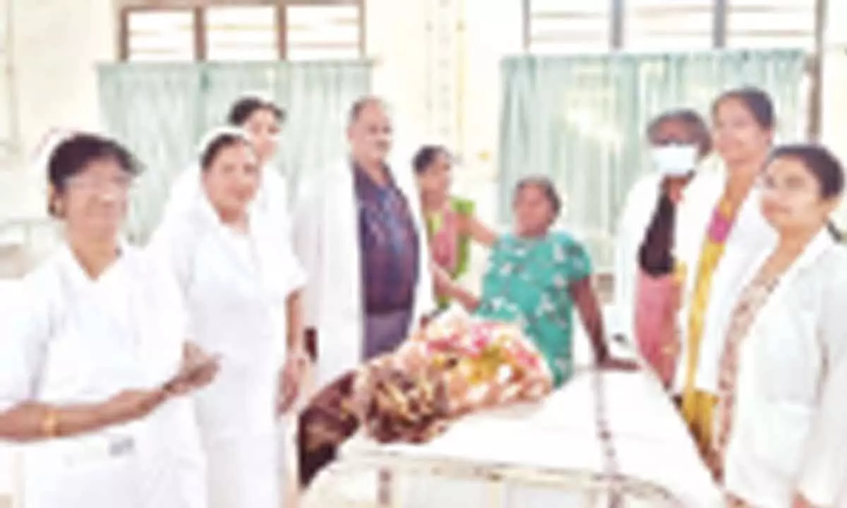 GGH Ongole doctors remove tumour from womans womb