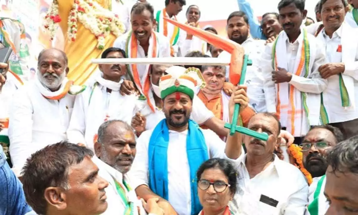 Bless Cong to come to power in State: Revanth to people