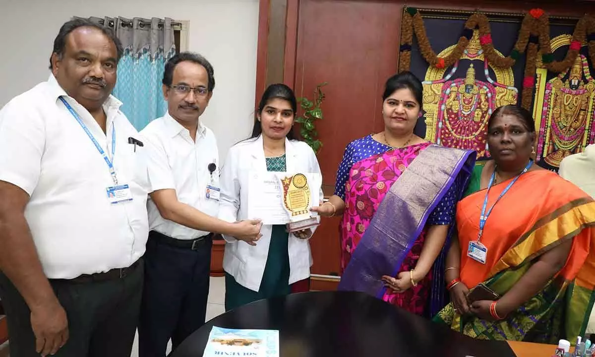 SV Ayurveda College student gets Best Research Paper award