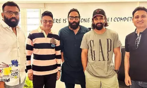 Allu Arjun Is All Happy To Join Hands With Sandeep Reddy And T-Series For His Next