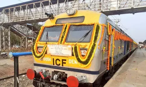 Bhagwanth Khuba flags off Bidar–Kalaburagi new DEMU train