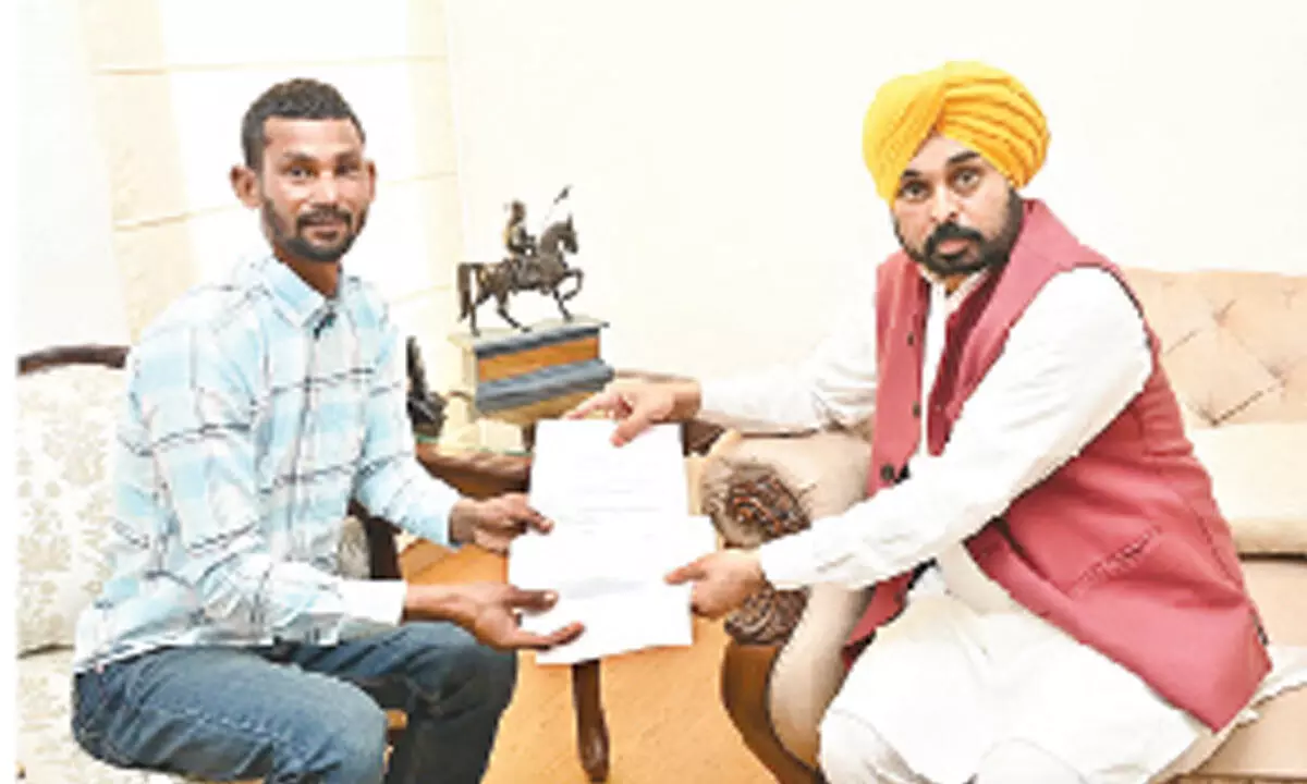 Bhagwant Mann gives Paramjit job in sports dept