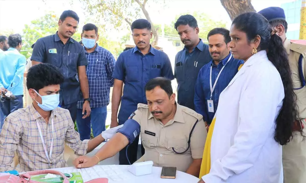 Medical camp held for police family  members