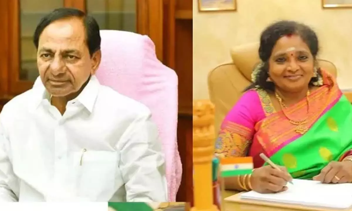 CM KCR, Governor Tamilisai extends Holi greetings to people