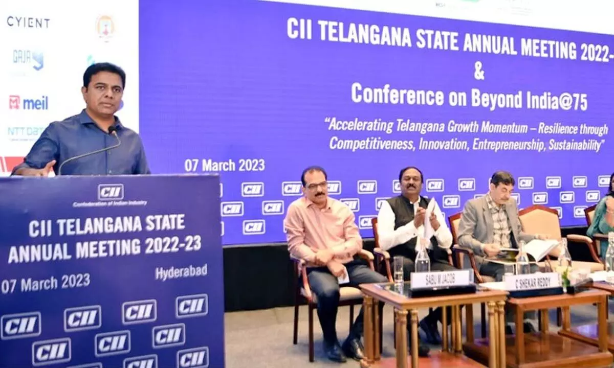 Centre should extend help to performing States like Telangana: KTR