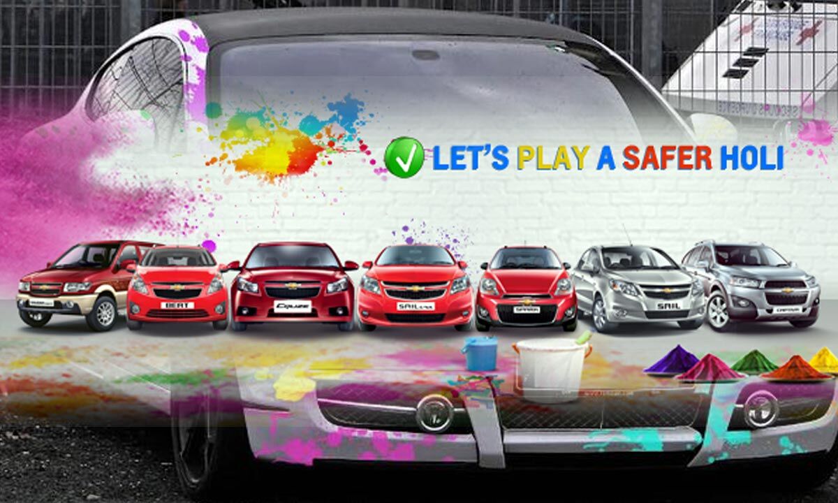 Holi, festival of colors Enjoy the festival and also protect your car