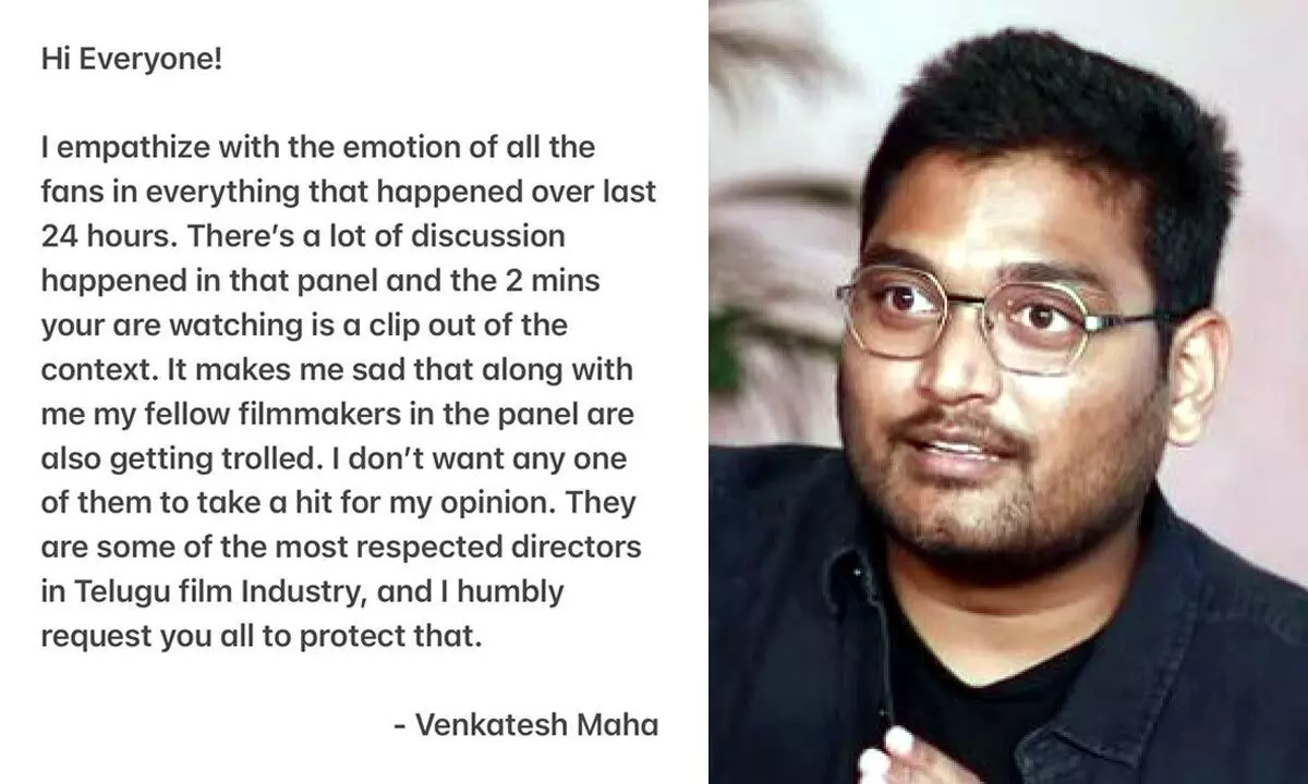Director Venkatesh Maha Clears The Air On KGF Controversy