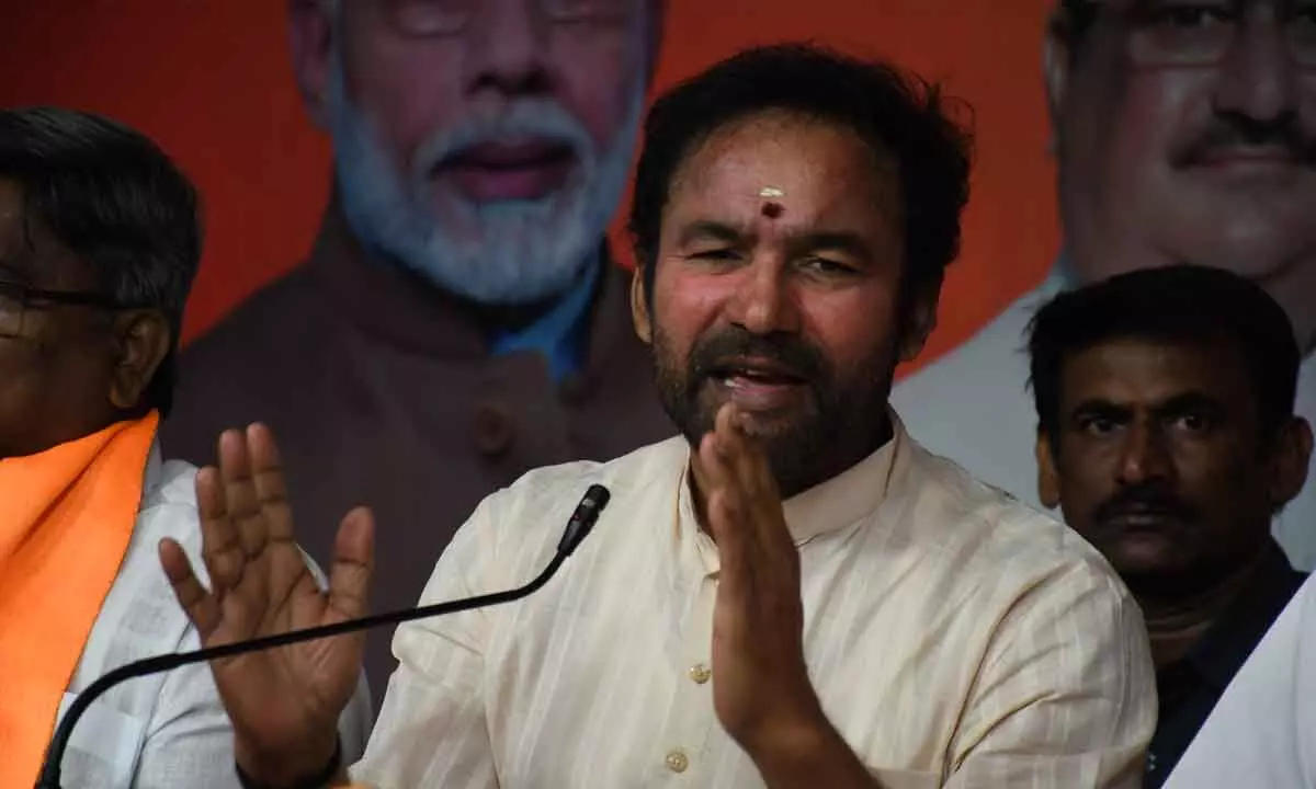 In a record Kishan Reddy shoots 11 letters to CM