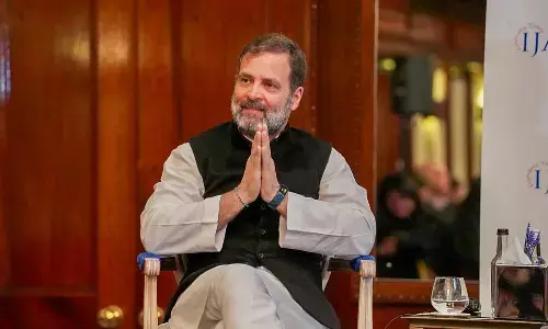 In London, Rahul Gandhi calls RSS fascist