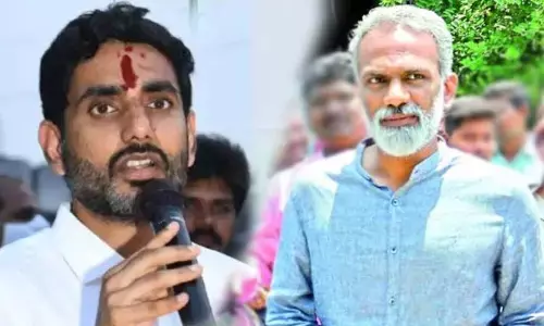 Vangaveeti Radha expresses solidarity with Nara Lokeshs Yuva Galam Padayatra