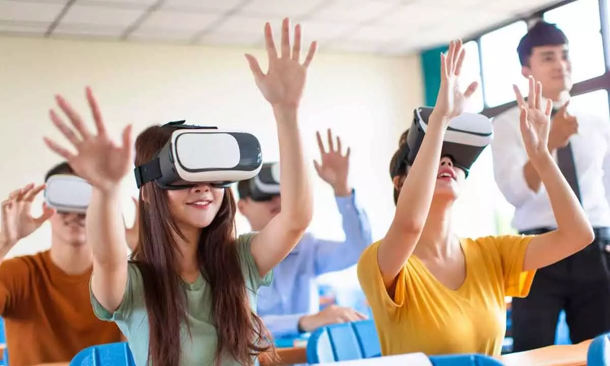 Creating distraction-free environment for students in VR