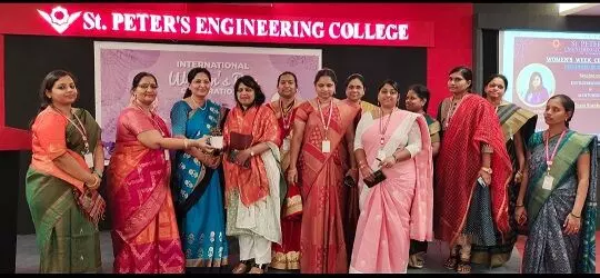 The International Womens Day was celebrated at St peters Engineering College on 8th March