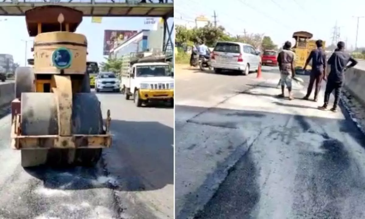 Nelamangala NH not so safe due to ongoing road works