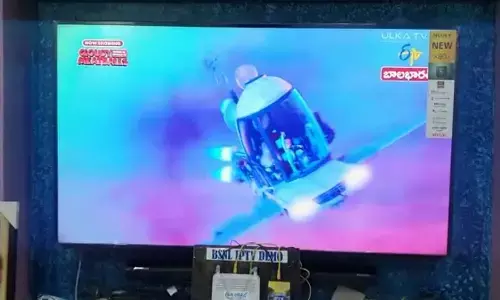 BSNL IPTV service at a household in Paderu-Dokuluru remote area of ASR district