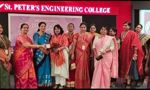 The International Womens Day was celebrated at St peters Engineering College on 8th March