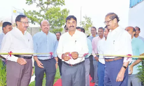 Dr Satheesh Reddy, Scientific Adviser to Raksha Mantri, inaugurating the new A&D division of Lokesh Machines Ltd at Medchal in Hyderabad on Thursday