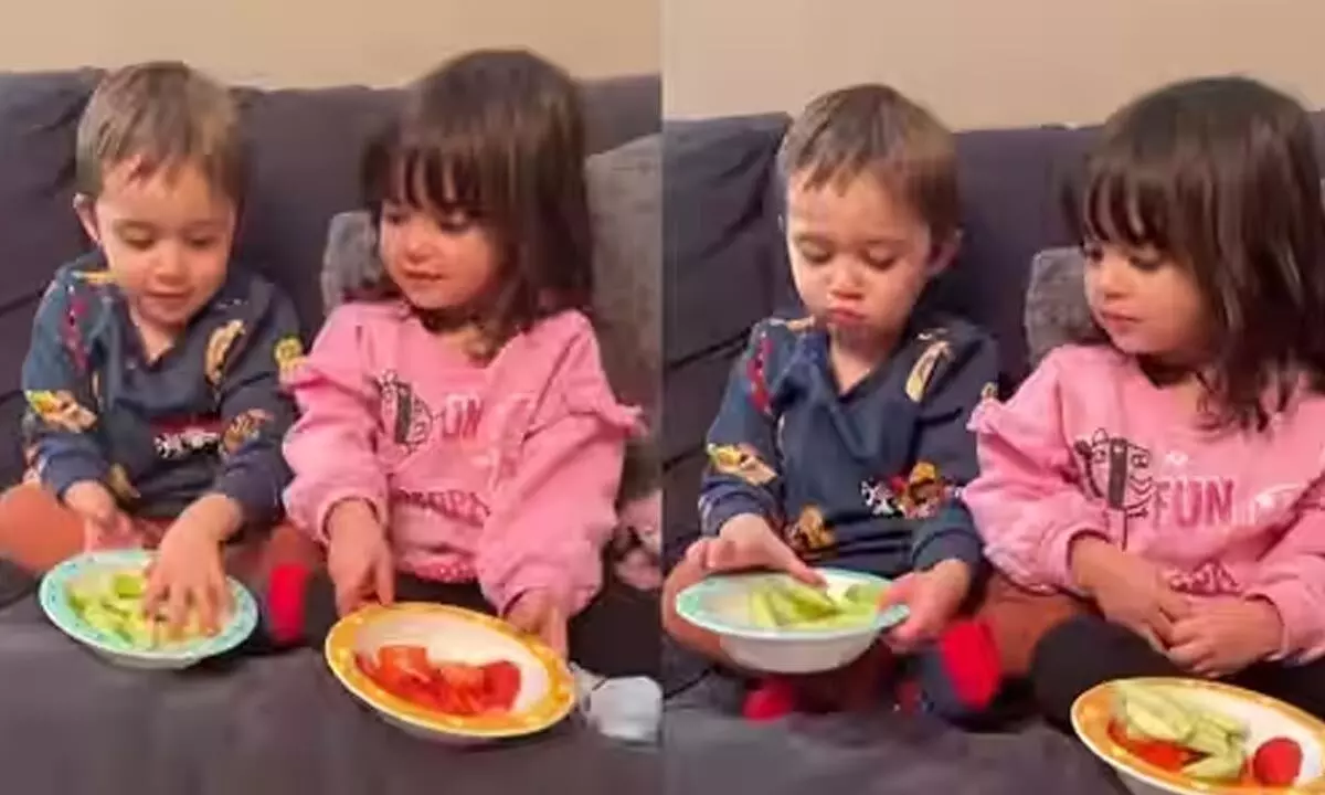 Watch The Trending Video Of Twins Sharing Their Lovely Bond