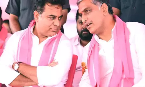 KTR, Harish rush to Delhi