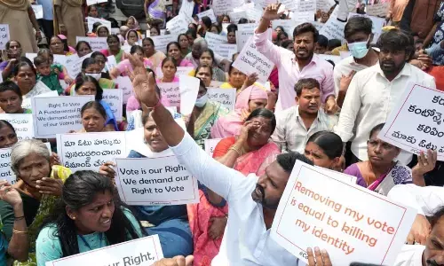 Abandoned SCB voters stage protest demanding their rights