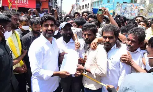 Lokesh slams dirty politics in education sector