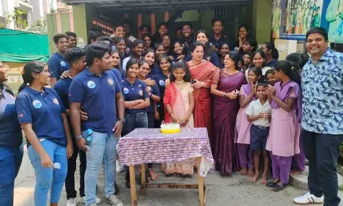 Students spend a day with orphans