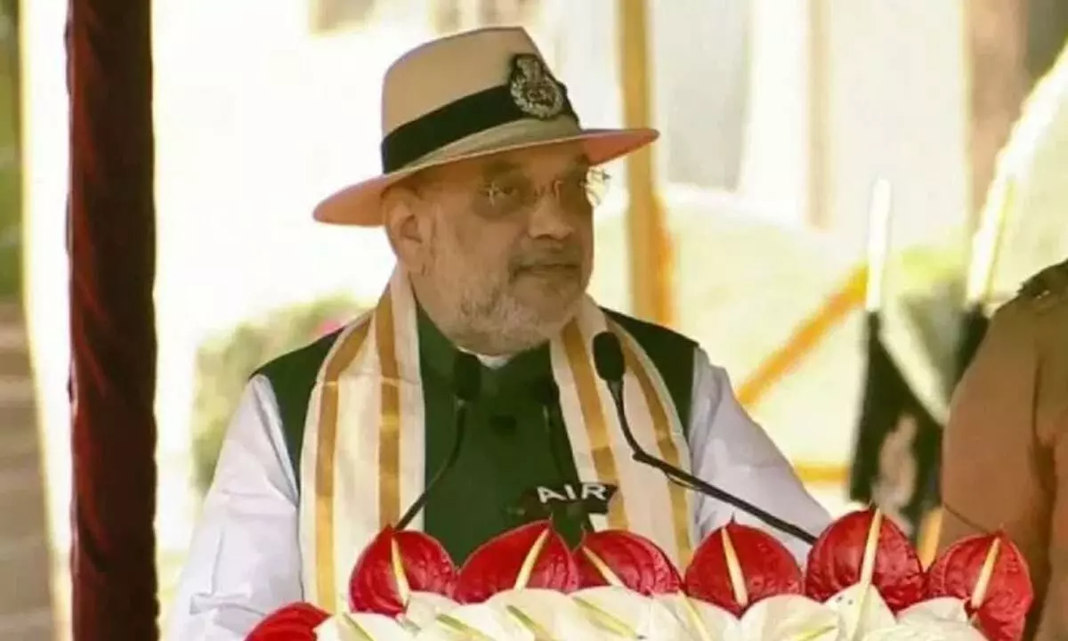 Amit Shah attends 54th CISF Raising Day in Hyderabad