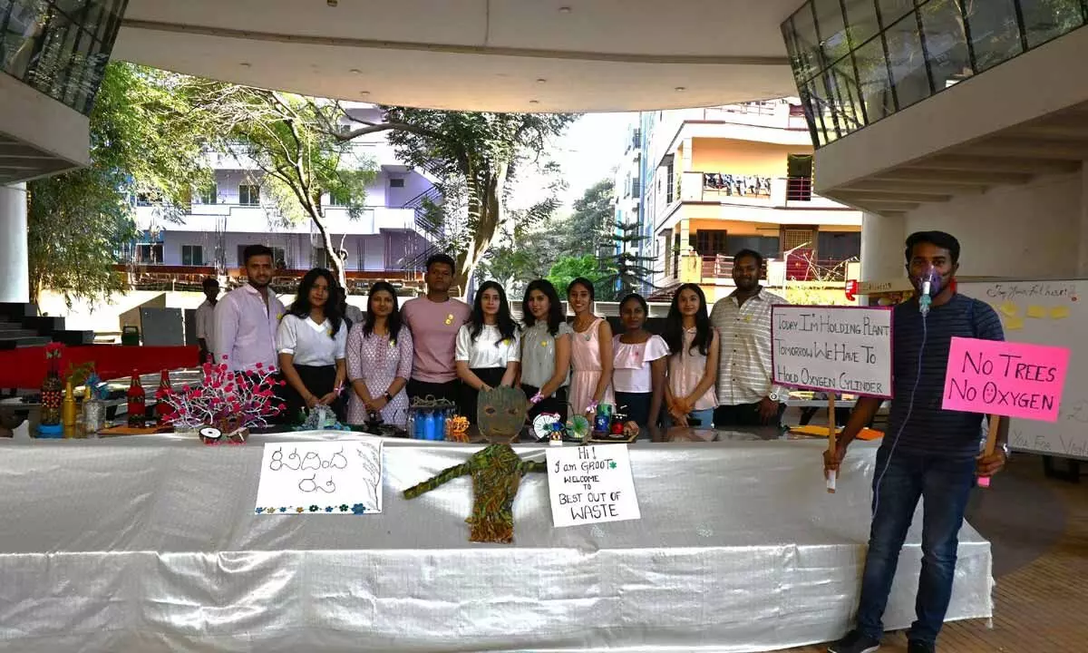 Bengaluru: Students innovate eco-friendly practices through Best Out of Waste programme