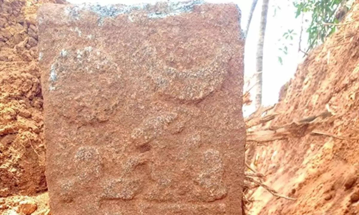 400-yr-old Linga Mudra stone found in Udupi
