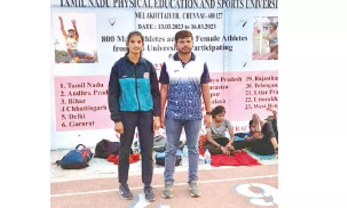 Anusha Goud wins gold in athletics championship
