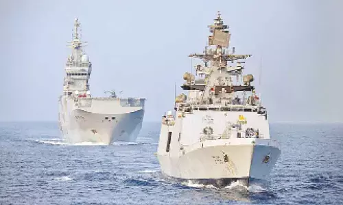 The two-day biennial exercise ‘La Perouse’ aims to enhance maritime domain awareness and optimise maritime coordination among participating navies in the Indo-Pacific region