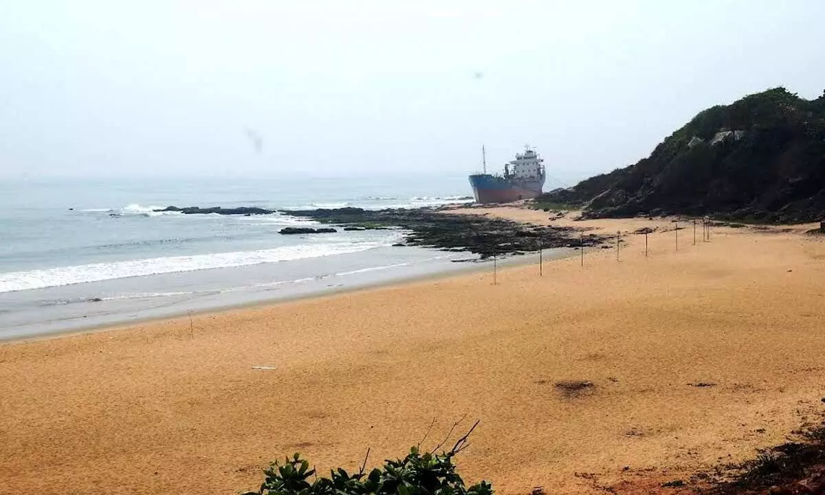 One of the beach spots to be developed by the GVMC in Visakhapatnam