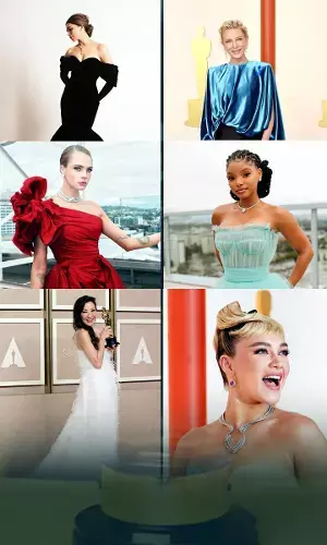 Best Red Carpet Looks Of Film Stars At Gala Oscars 2023 Awards Show