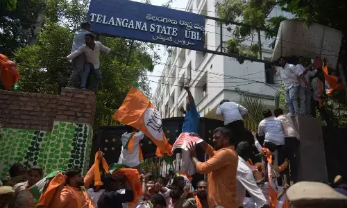 TSPSC AE paper leak sparks angry protests