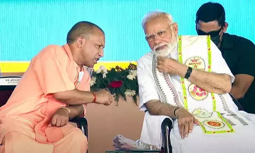 UP CM calls on Modi