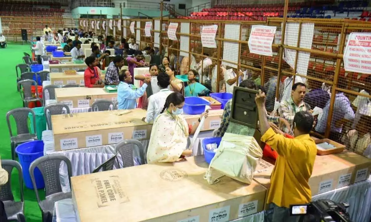 Counting of MLC votes begins in Visakhapatnam city